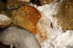 Rushing water in the Bavona valley, Swiss Canton of Ticino, null
