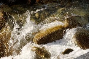 Rushing water in the Bavona valley, Swiss Canton of Ticino, null