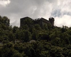 Castle inu Bellinzona, Switzerland, null