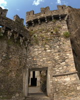 Entranceway to Bellinzone Castle, bellinzona