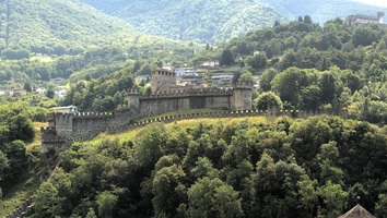 Castello di Montebello in Bellinzona, Ticino, bellinzona
