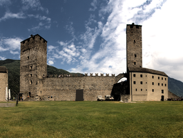 The Castello Grande in Bellinzona, Ticino, bellinzona