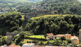 Castello di Montebello in Bellinzona, Ticino, bellinzona