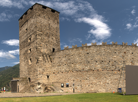 The Castello Grande in Bellinzone, Ticino, bellinzona