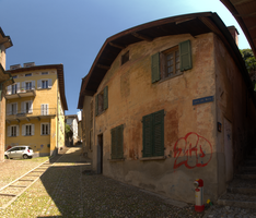 Street in Bellinzona, Ticino, bellinzona