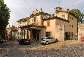 Building in the High Town of Bergamo, mediterranean, city, old, urban, town, europe, lombardy, italy, bergamo