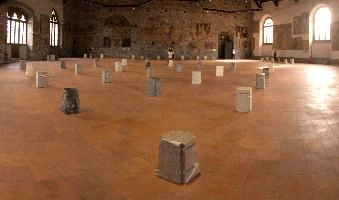 "And the Animals Were Sold", art installation in Bergamo, lombardy, city, urban, town, italy, bergamo, europe, mediterranean, old