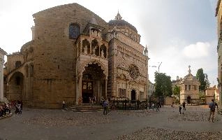 Basilica di Santa Maria Maggiore in Bergamo, mediterranean, city, old, urban, town, europe, lombardy, italy, bergamo
