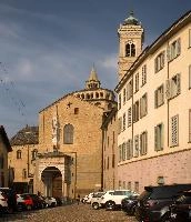 Basilica di Santa Maria Maggiore in Bergamo, mediterranean, city, old, urban, town, europe, lombardy, italy, bergamo