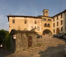 Chiesa Di San Michele Al Pozzo Bianco in Bergamo, Lombardy, mediterranean, city, old, urban, town, europe, lombardy, italy, bergamo