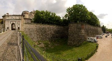 Brescia castle in Lombardy, brescia