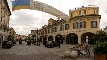 Buildings on Corso Giuseppe Zanardelli, Brescia in Lombardy, brescia