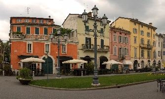 Buildings on the Piazza Arnoldo in Brescia, Lombardy, brescia