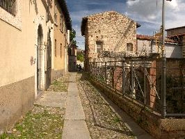 Back alley in Brescia, Lombardy, brescia
