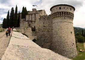 Brescia castle in Lombardy, brescia