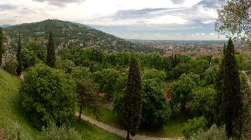 Brescia in Lombardy, seen from the approach to the castle, brescia