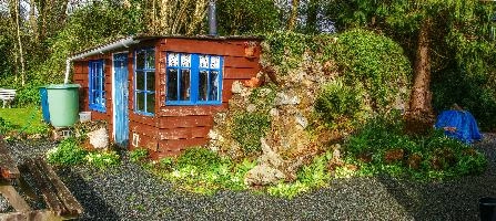 Informal garden of retirement home in rural Brittany, la chapelle-neuve, british, callac, expatriate, informal, country, cottage, beautiful, garden, picturesque, breton, cultivated, bretagne, rural, brittany, second, french, home, france, retirement