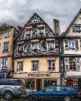 Buildings in the port city of Morlaix, Brittany, city, rainy, port, dully, morlaix, french, building, breton, urban, architecture, architecture, street, granite, cityscape, ornate, stone, urban, cloudy, brittany, city, grey, france, town, daylight