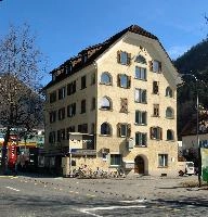 Chur, spring, valley, town, switzerland, grand, mountains, graubuenden, building, schweiz, ornate, graubünden, kasernenstrasse, home, wealth, rhine, swiss, building, house, residence