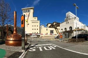 Calanda Brauerei, Chur, chur, food, graubünden, copper, switzerland, calanda, graubuenden, drink, schweiz, swiss, spring, manufacture, urban, town, industry, vessel, beer, brewing, alps, mountains