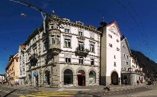Chur, chur, urban, old, graubünden, switzerland, plankis, sunny, graubuenden, buildings, schweiz, swiss, blue sky, argo, tourism, alps, quaint, city, street, daylight, town, spring, alpine, mountains, old town, germanic