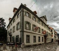 Building in Chur, Switzerland, chur, alps, old, street, town, urban, switzerland, ornate, mountains, swiss, buildings, grisons, stone, europe