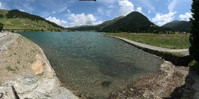 Davosersee, davosersee, summer, alps, boating, grisons, lake, blue sky, davos, switzerland, outdoors, water, recreation, sunlight