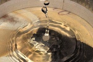 Water Drop, drops, water, dish, flash, splash, high-speed