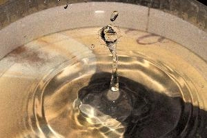 Water Drop, drops, water, dish, flash, splash, high-speed