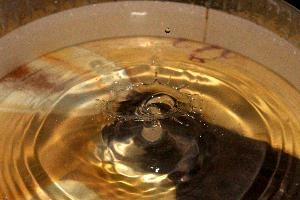 Water Drop, drops, water, dish, flash, splash, high-speed