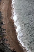 Beach seen from Golden Cap, Dorset, europe, britain, dorset, golden, cap, coast, sea, beach, surf, waves, water, sand