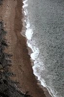 Beach seen from Golden Cap, Dorset, europe, britain, dorset, golden, cap, coast, sea, beach, surf, waves, water, sand