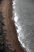 Beach seen from Golden Cap, Dorset, europe, britain, dorset, golden, cap, coast, sea, beach, surf, waves, water, sand