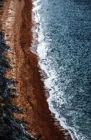 Beach seen from Golden Cap, Dorset, null