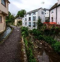 Alley in Taunton, Somerset, null