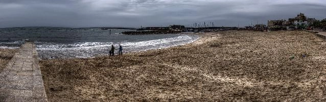 Beach front in Lyme Regis, Dorset, null