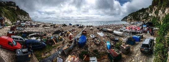 Beer beach in Devon, null