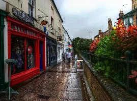 Alley in Taunton, Somerset, england, facade, building, somerset, uk, europe, britain, exterior, old