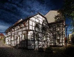 Half-timbered houses in Essen, Germany, null