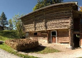Barn in Grisons, switzerland