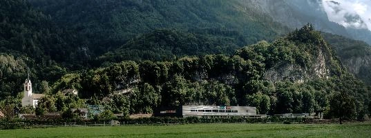 Berschis, flums, schweiz, alpine, berschis, face, mountains, alps, saint, summer, rural, switzerland, chapels, cliff, flums, george, rock, outdoors, village, churches, meadow, woodland, forest, bluff, daylight, swiss, georgen, sankt, trees, deciduous