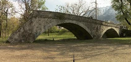 Bridge to nowhere in woods in Bellinzona, Grisons in Switzerland, viaduct, stone, arches, ending, nowhere, spring, bridge, sunshine, bellinzona, outdoors, grisons, walking, switzerland, woodland, europe, rail