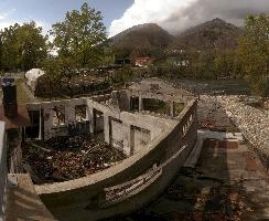 Fire damage near Giubiasco. Switzerland, switzerland, europe