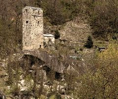 Castle near Giubiasco, Switzerland, null