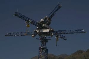 Complex crane in Giubiasco, Switzerland, null