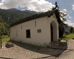 Chapel in Lostallo, Grisons in Switzerland, sunlight, summer, religion, christian, building, outdoors, swizterland, europe, grisons, chapel, doorway, church, arch