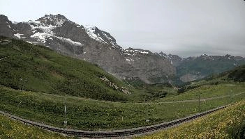 Alpine Tracks, alps, funicular, three sisters, grindelwald, panorama, mountains, europe, railway, switzerland, landscape, alpine, jungfrau, pasture, north face, eiger, mönch, meadow