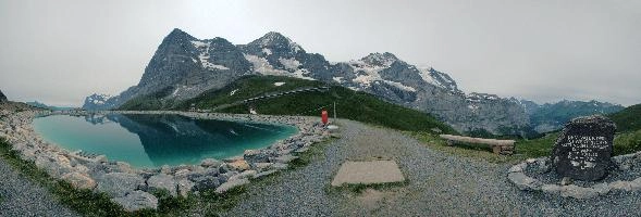Three Sisters and Reservoir, background, reservoir, lake, walking, ice, europe, pool, eiger, three, alps, hiking, mountains, cloudy, alpine, reflection, overcast, contrast, texture, mönch, snow, ripples, reflection in water, outdoor, jungfrau, grindelwald, peaks, nature, sisters, rock
