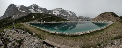 Three Sisters (Eiger, Mönch and Jungfrau) and artificial lake, Swiss Alps, lake, sisters, jungfrau, rock, reservoir, ice, ripples, hiking, grindelwald, reflection in water, walking, europe, reflection, cloudy, eiger, pool, overcast, contrast, peaks, outdoor, background, nature, three, alps, mönch, texture, alpine, mountains, snow