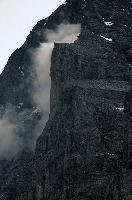 Banner Cloud on the Eiger, banner, dramatic., tourism, cloud, cliff, grindelwald, bernese, rock, alps, travel, eiger, switzerland, alpine, jungfrau, stone, bern, peak, europe, outdoor, lauterbrunnen, landscape, scenery, crag, climbing, forbidding, face, north, mountains